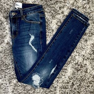A2 Jeans Super Distressed Skinny Jeans